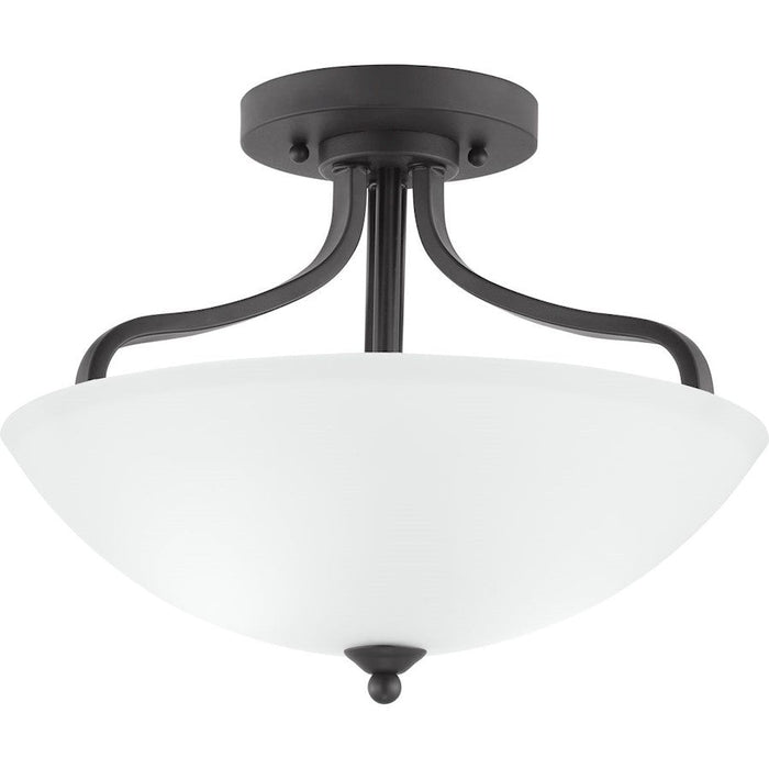 Progress Lighting Laird 3-Light Semi-Flush Mount, Etched