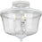 Progress Lighting Bowman White 3-LT Semi-Flush, Chiseled - P350148-151