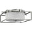 Progress Lighting Chadwick 2-LT Nickel 15-3/8" Flush, Etched Opal - P350171-009