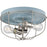 Progress Lighting Medal 2 Light Industrial Flush Mount, Blue - P350195-164