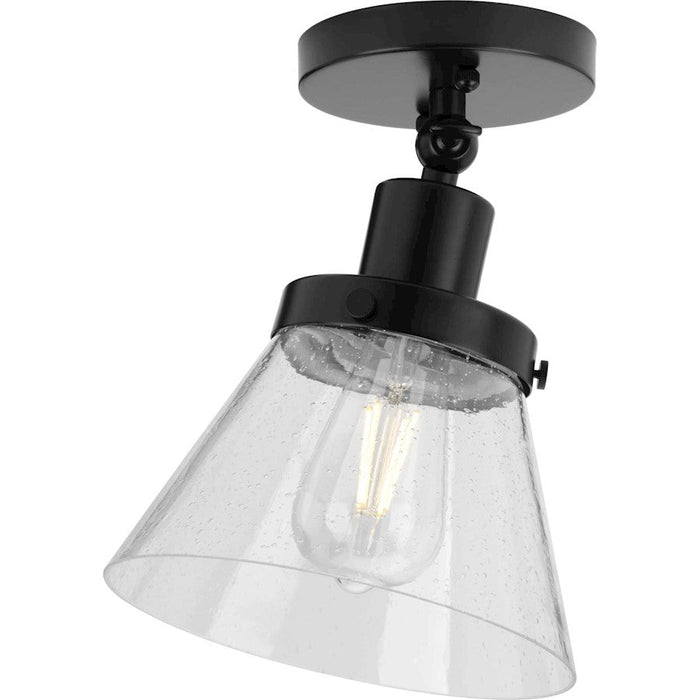 Progress Lighting Hinton 1 Light Flush Mount, Matte Black - P350198-031