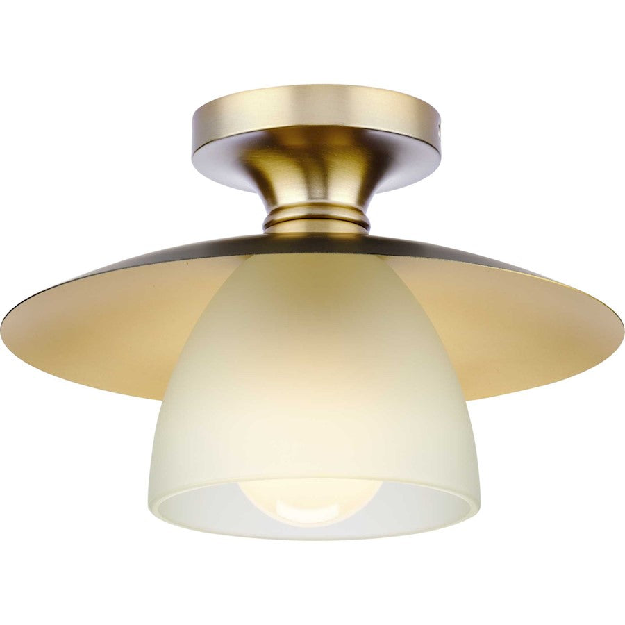 Progress Lighting Trimble 1-Light Semi-Flush Mount, Bronze - P350233-109