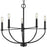 Progress Lighting Leyden 5 Light Chandelier, Matte Black - P400202-031