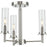 Progress Lighting Kellwyn 3 Light Semi-Flush Mount, Nickel/Clear - P400250-009