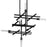 Progress Lighting Quadrant LED 6 Lt Chandelier, Black/Frosted - P400264-031-30