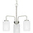 Progress Lighting Merry 3 Light Linear Chandelier, Brushed Nickel - P400274-009