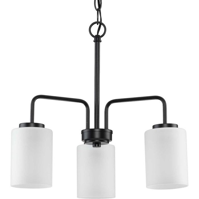 Progress Lighting Merry 3 Light Linear Chandelier, Matte Black - P400274-031