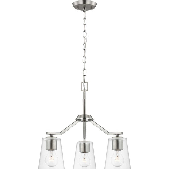 Progress Lighting Vertex 3-Light Convertible Chandelier