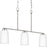 Progress Lighting Adley 3-Lt Linear Chandelier, NK/Etched Opal - P400348-009