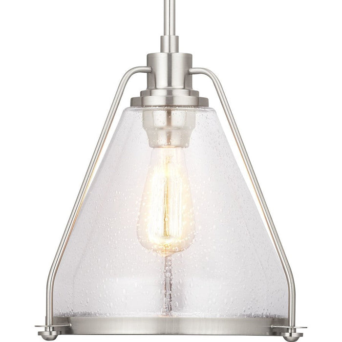 Progress Lighting Range 1-Light Pendant, Seeded