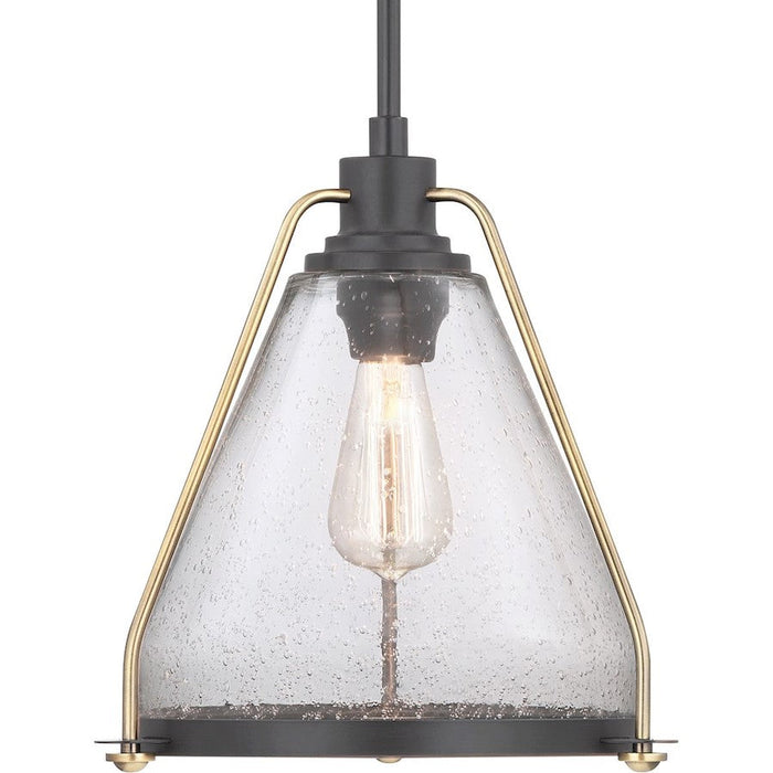 Progress Lighting Range 1-Light Pendant, Seeded