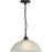 Progress Lighting Classic Dome 1-Light Pendant, Matte Black