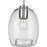 Progress Lighting Caisson Nickel 1-Light Mini-Pendant, Clear - P500159-009