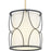 Progress Lighting Landree 1-Light Mini-Pendant, Fabric Shade