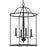 Progress Lighting Durrell 4-Light Black Medium Foyer - P500210-031