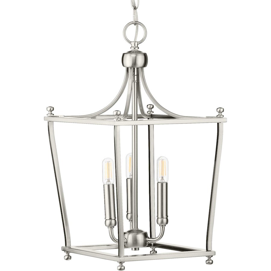 Progress Lighting Parkhurst Brushed Nickel 3-Light Foyer - P500213-009