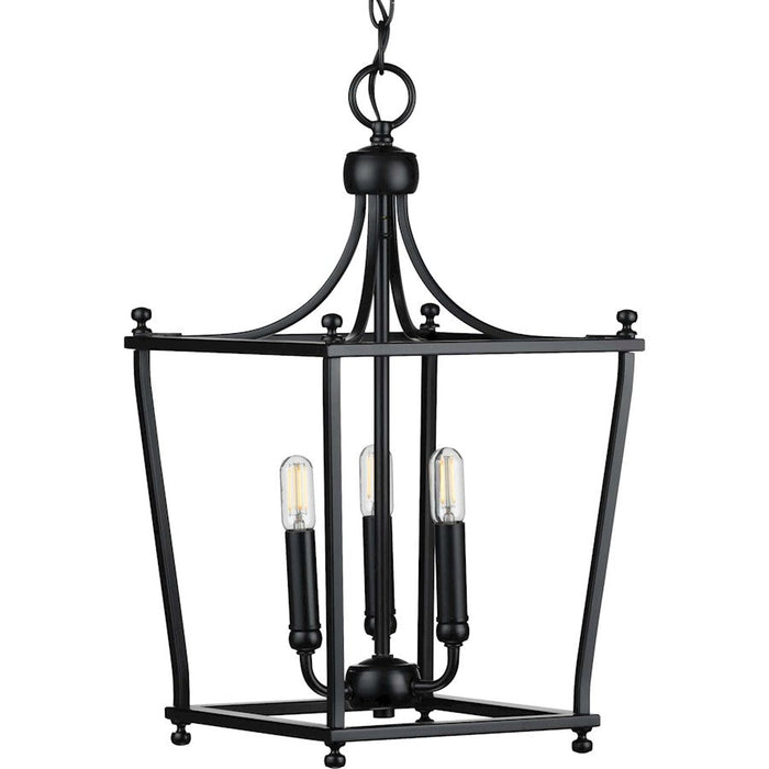 Progress Lighting Parkhurst Black 3-Light Foyer - P500213-031