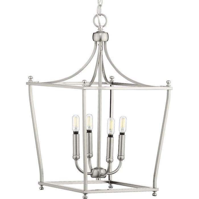 Progress Lighting Parkhurst Brushed Nickel 4-Light Foyer - P500214-009