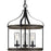 Progress Lighting Brenham Black 3-Light Outdoor Pendant, Seeded - P500235-031