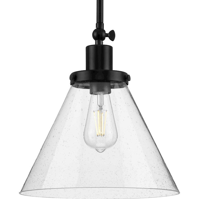 Progress Lighting Hinton 1 Light Pendant, Matte Black - P500324-031