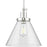 Progress Lighting Hinton 1 Light Pendant, Nickel/Clear Seeded - P500324-104