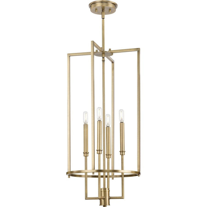 Progress Lighting Elara 4-Lt New Traditional VBS Chandelier Foyer - P500363-163