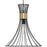 Progress Lighting Lorin 1 Light Black/Metal Pendant - P500365-31M