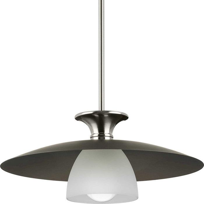 Progress Lighting Trimble 1-Light Pendant, Brushed Nickel - P500394-009