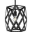 Progress Lighting Saucedo 1-Light Pendant, Matte Black - P500421-31M