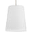 Progress Lighting Clarion 1-Lt 9" Pendant, Polished NK/EWH - P500429-104