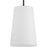 Progress Lighting Clarion 1-Light Pendant, Black/Etched White - P500430-31M