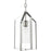 Progress Lighting Vertex 1-Light Foyer Light, Nickel/Clear Glass - P500431-009