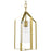 Progress Lighting Vertex 1-Light Foyer Light, Gold/Clear Glass - P500431-191