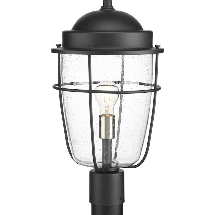 Progress Lighting Holcombe Post Lantern, Black