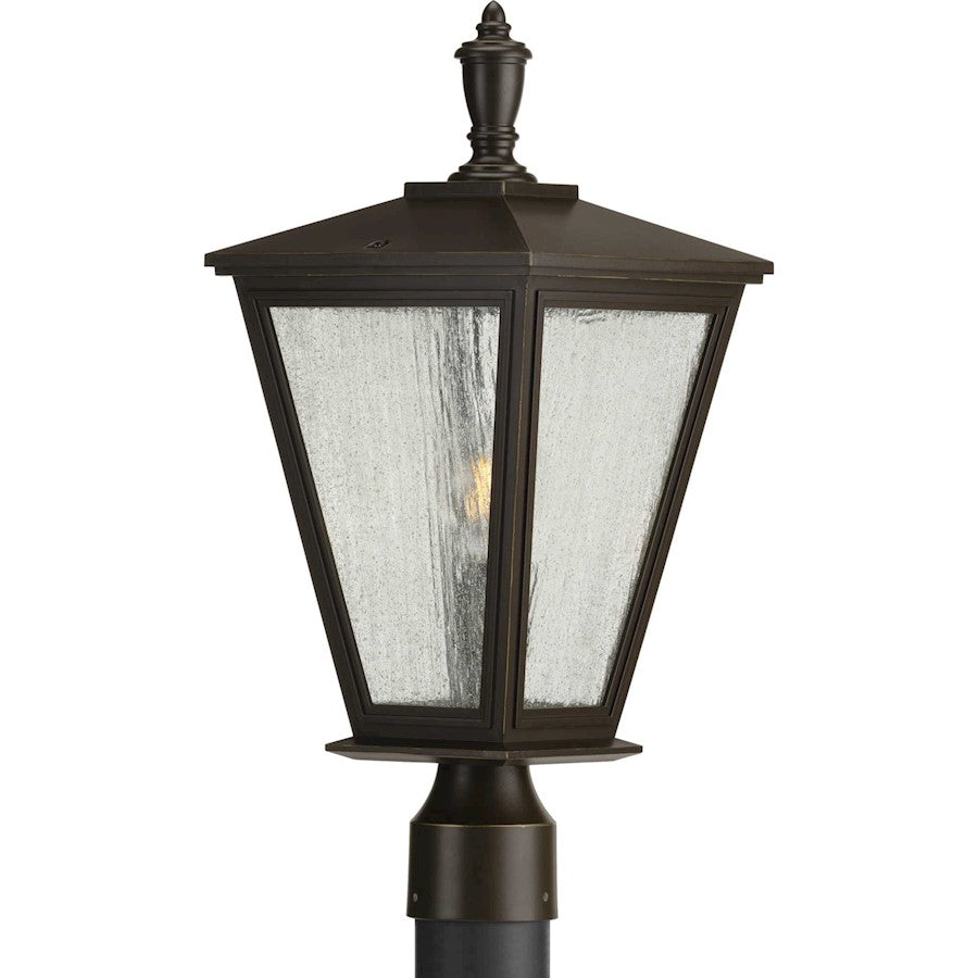 Progress Lighting Cardiff Outdoor Post, DURASHIELD, Bronze/Seeded - P540039-020