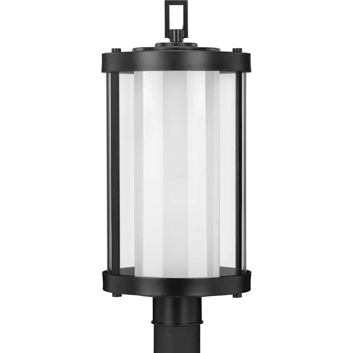 Progress Lighting Irondale Black 1-Light Outdoor Post Light, Clear - P540054-031