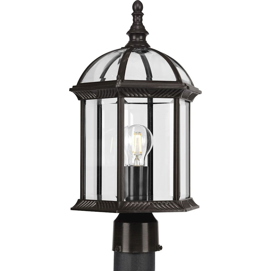 Progress Lighting Dillard 1-Lt Trad BZ/Clear Outdoor Post-Lt - P540099-020