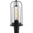 Progress Lighting Watch Hill 1 Lt Post Lantern, Black/Clear Seeded - P540292-031