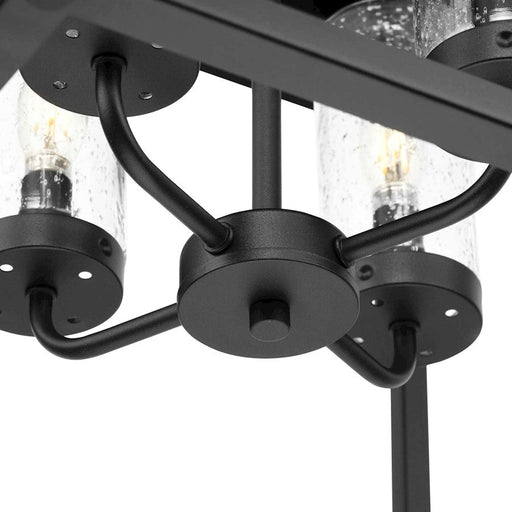 Progress Lighting Chapel 4-Light Outdoor Pendant, Black