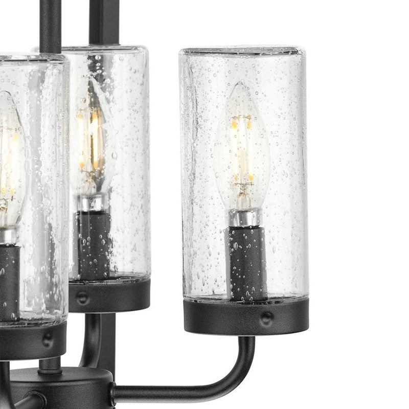 Progress Lighting Chapel 4-Light Outdoor Pendant, Black