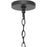 Progress Lighting Chapel 4-Light Outdoor Pendant, Black