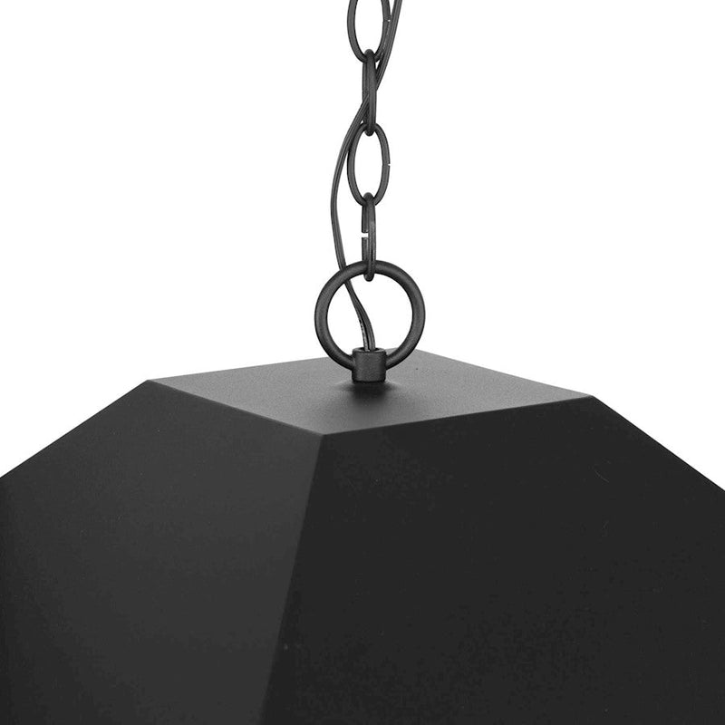 Progress Lighting Chapel 4-Light Outdoor Pendant, Black