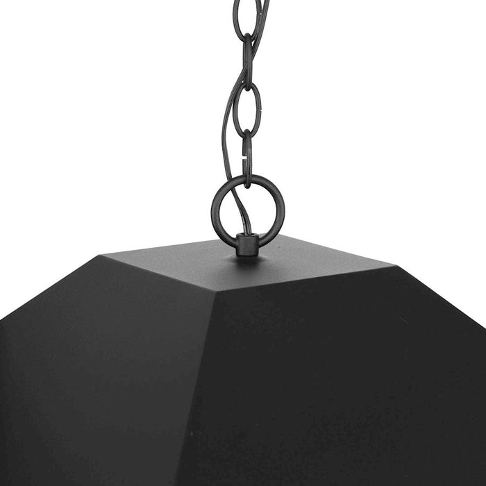 Progress Lighting Chapel 4-Light Outdoor Pendant, Black