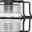 Progress Lighting Keegan 1-Light Outdoor Hanging Lantern, Black/Clear