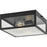 Progress Lighting Parrish 2-Lt Outdoor Flush, Black Clear/Etched - P550136-31M