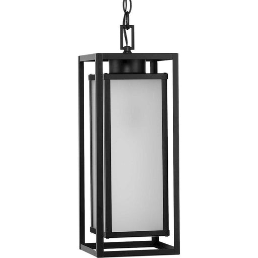 Progress Lighting Unison 1-Lt Hanging Lantern, Black/Etched Seeded - P550141-31M