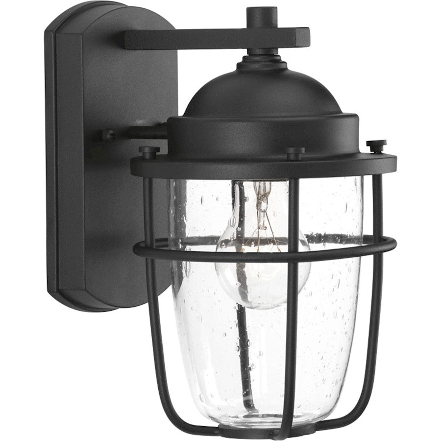 Progress Lighting Holcombe Wall Lantern, Black