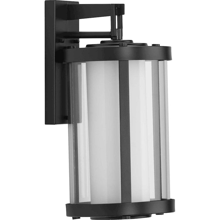 Progress Lighting Irondale Black Outdoor Wall Lantern, Clear - P560149-031