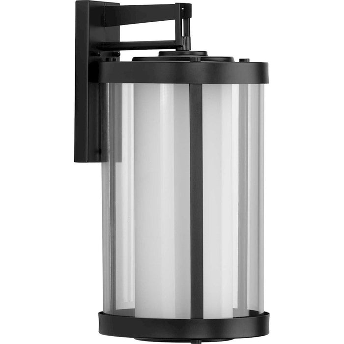 Progress Lighting Irondale Black Outdoor Large Wall Lantern, Clear - P560150-031