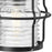 Progress Lighting Keegan 1-Light Outdoor Wall Lantern, Black/Clear